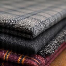 Selezione di tessuti in lana e cashmere di alta qualità